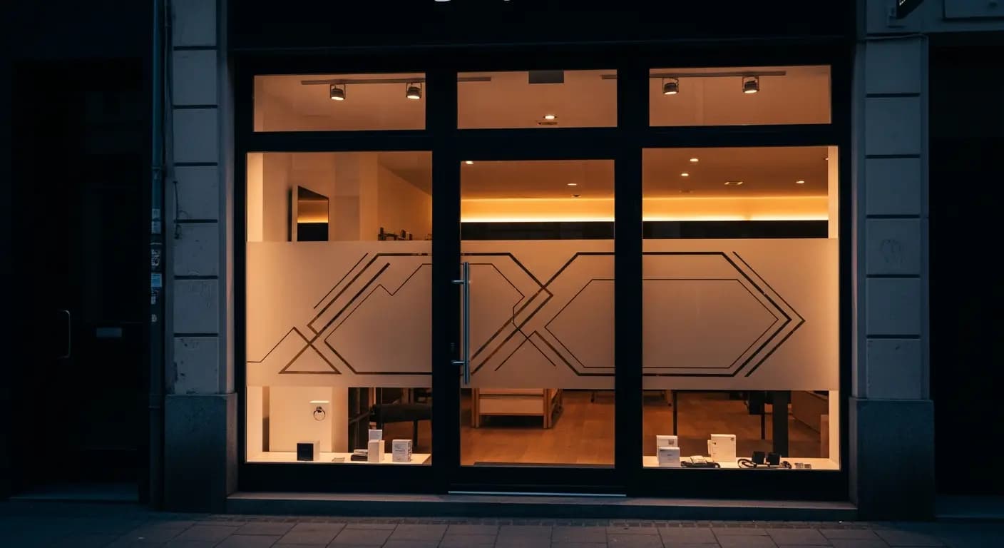 Glasbeklebung & Sichtschutz